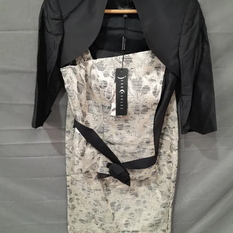 JOHN CHARLES SKIRT, TOP AND JACKET SET - UK 8