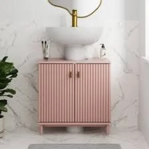 BOXED ELSIE UNDER SINK UNIT - BLUSH PINK (1 BOX)