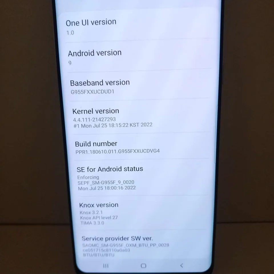 BOXED SAMSUNG GALAXY S8+ MOBILE PHONE