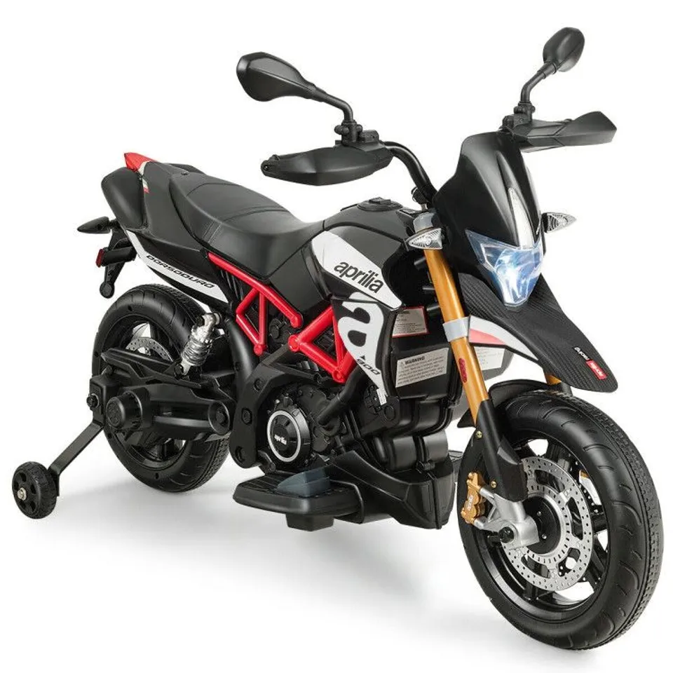 BOXED APRILIA DORSODURO 900 ELECTRIC POWERED RIDE ON TOY