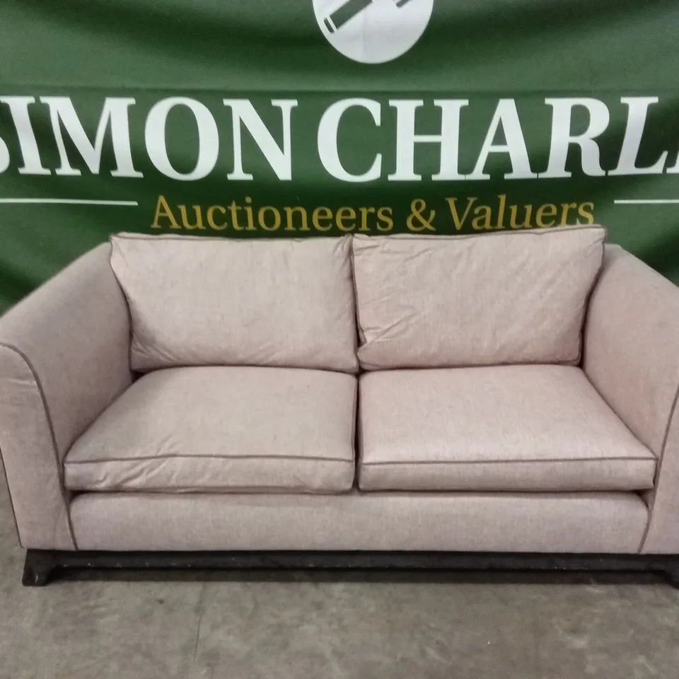 QUALITY DESIGNER MOCHA FABRIC 3 SEATER SOFA