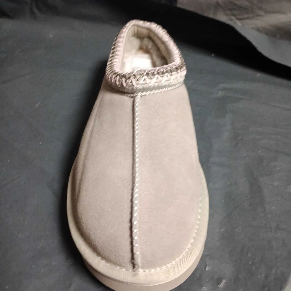 UGG SHEARLING SLIP-ON SLIPPERS – TAUP - SIZE UNSPECIFIED
