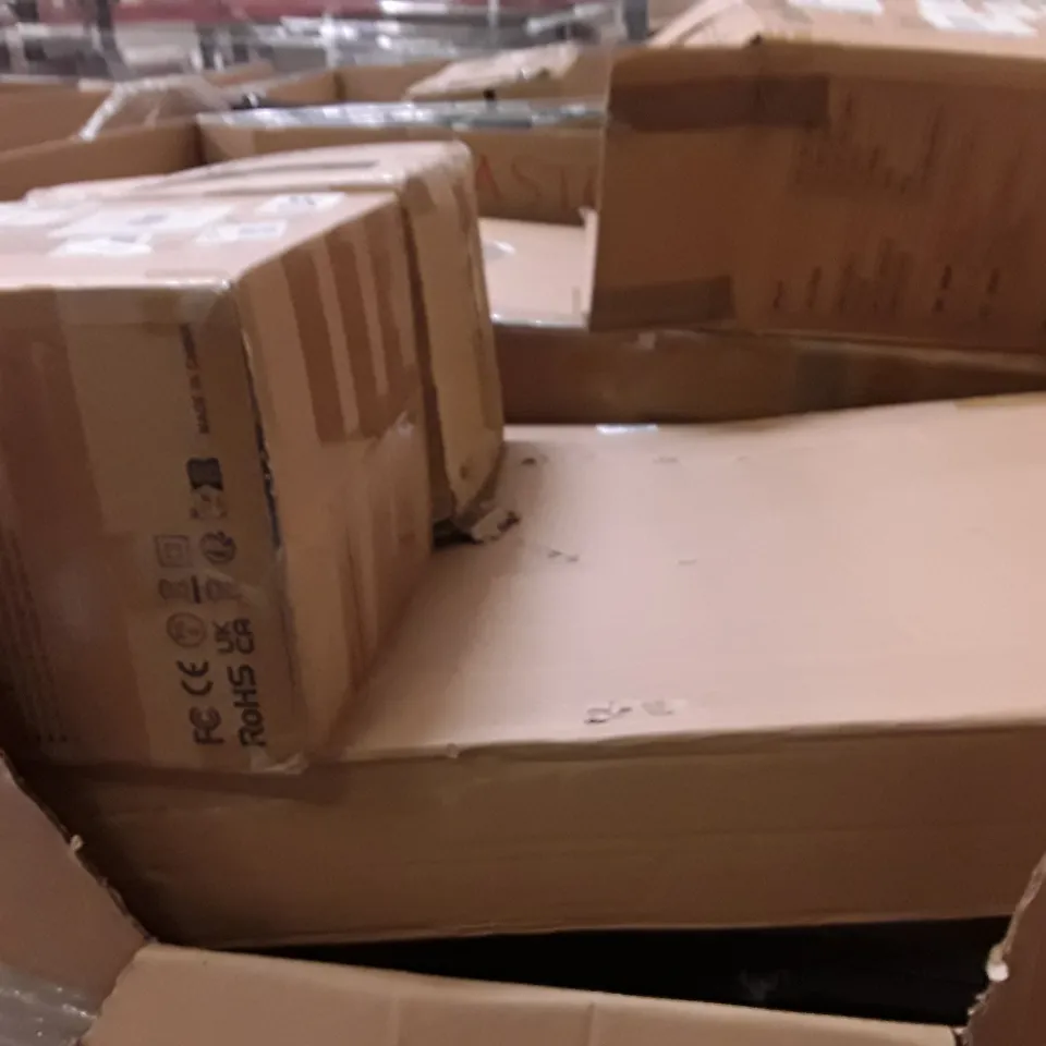 PALLET CONTAINING ASSORTED HOUSEHOLD PRODUCTS INCLUDING LITTER BOX WITH LID, AIR COOLER, A2 PICTURE FRAME, SELF-INFLATING SLEEPING PAD & NEST OF TABLES