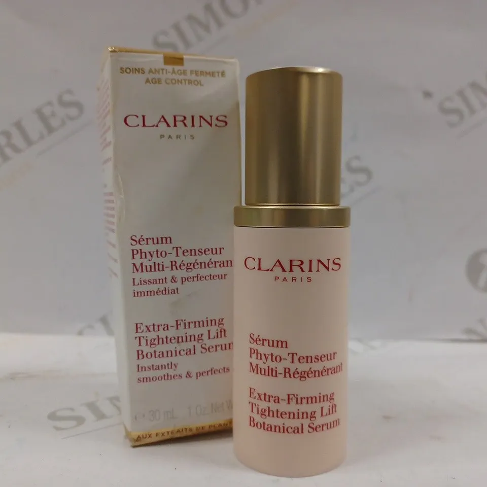 CLARINS EXTRA FIRMING TIGHTENING LIFT BOTANICAL FACE SERUM 30ML 