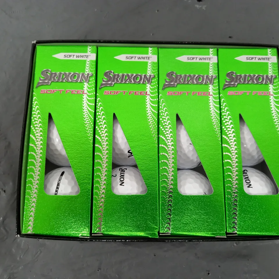 BOXED SRIXON 2024 SOFT FEEL GOLF BALLS | WHITE (QTY 12)