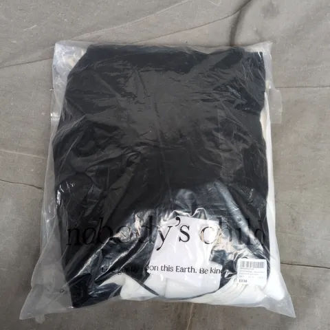 BAGGED NOBODYS CHILD LENKA MIDI DRESS PLAIN IN OCCASION BLACK - UK 8