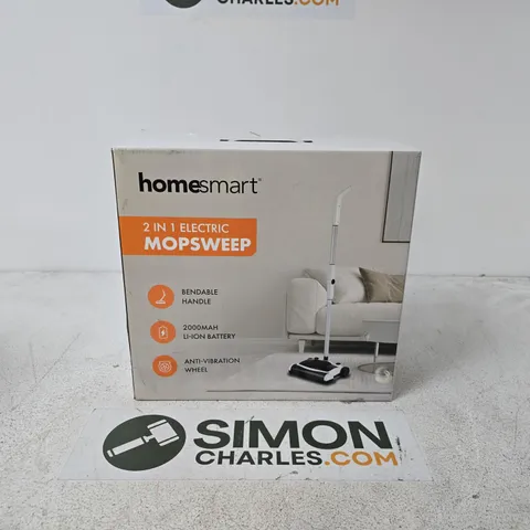 HOMESMART 2-IN-1 ELECTRIC MOPSWEEP – BOXED