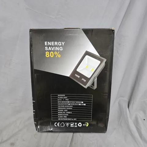 BOXED GOODWIN FLOODLIGHT WITH SENSOR 100W
