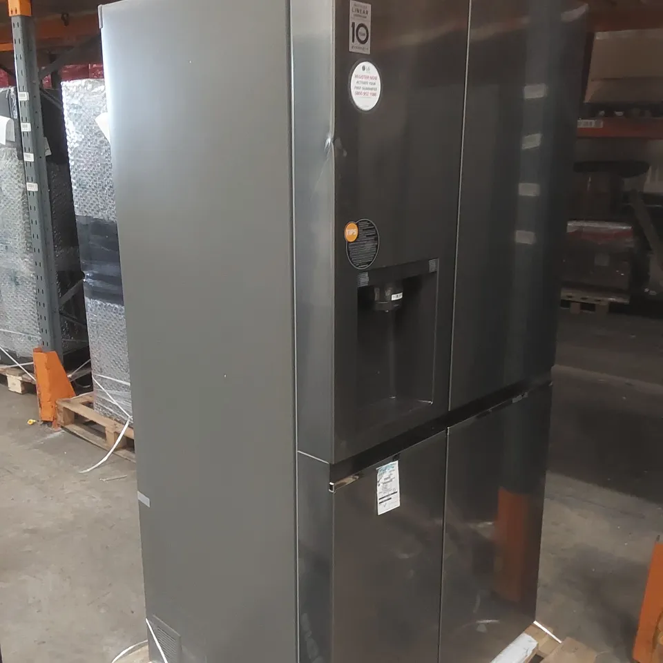 LG GSLD81PZRD NATUREFRESH AMERICAN-STYLE SMART FRIDGE FREEZER - SHINY STEEL