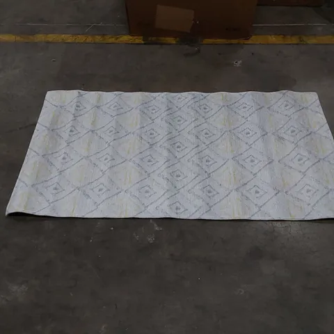 LAMAVOLA LINE RUG YELLOW/GREY // SIZE: 80 X 150cm