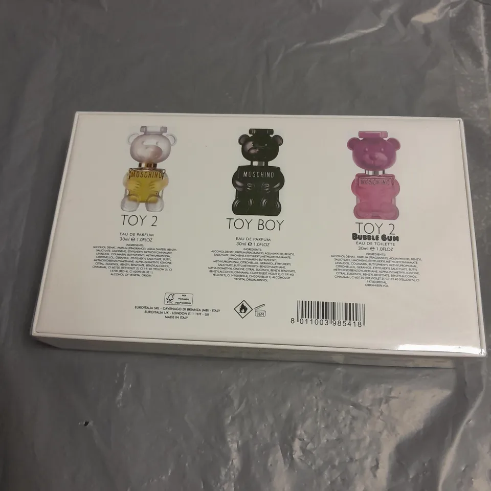 BOXED AND SEALED MOSCHINO TOY FRAGRANCE COLLECTION