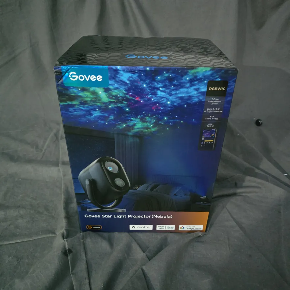 BOXED AND SEALED GOVEE STAR LIGHT PROJECTOR (NEBULA)