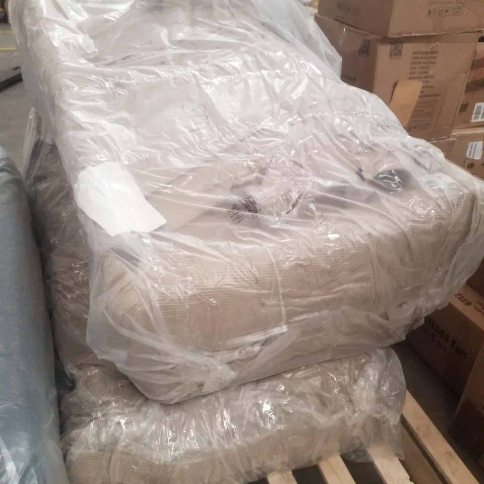 L-SHAPED CORNER SOFA KIMO WITH SILVER METALLIC (2 PARTS)