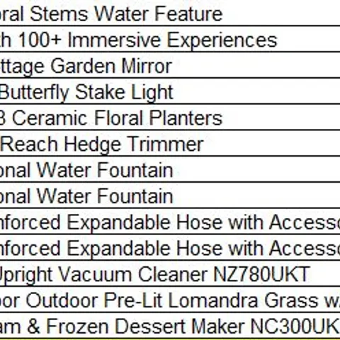 PALLET OF APPROXIMATELY 12 ASSORTED HOUSEHOLD PRODUCTS TO INCLUDE; 