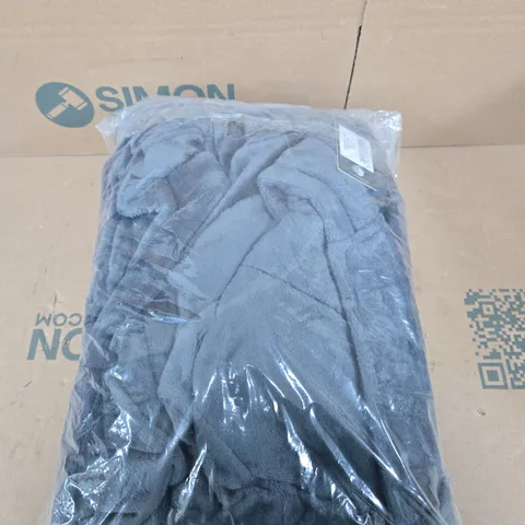 LIGHT & SHADE MEN'S ROBE – GREY, SIZE L/XL