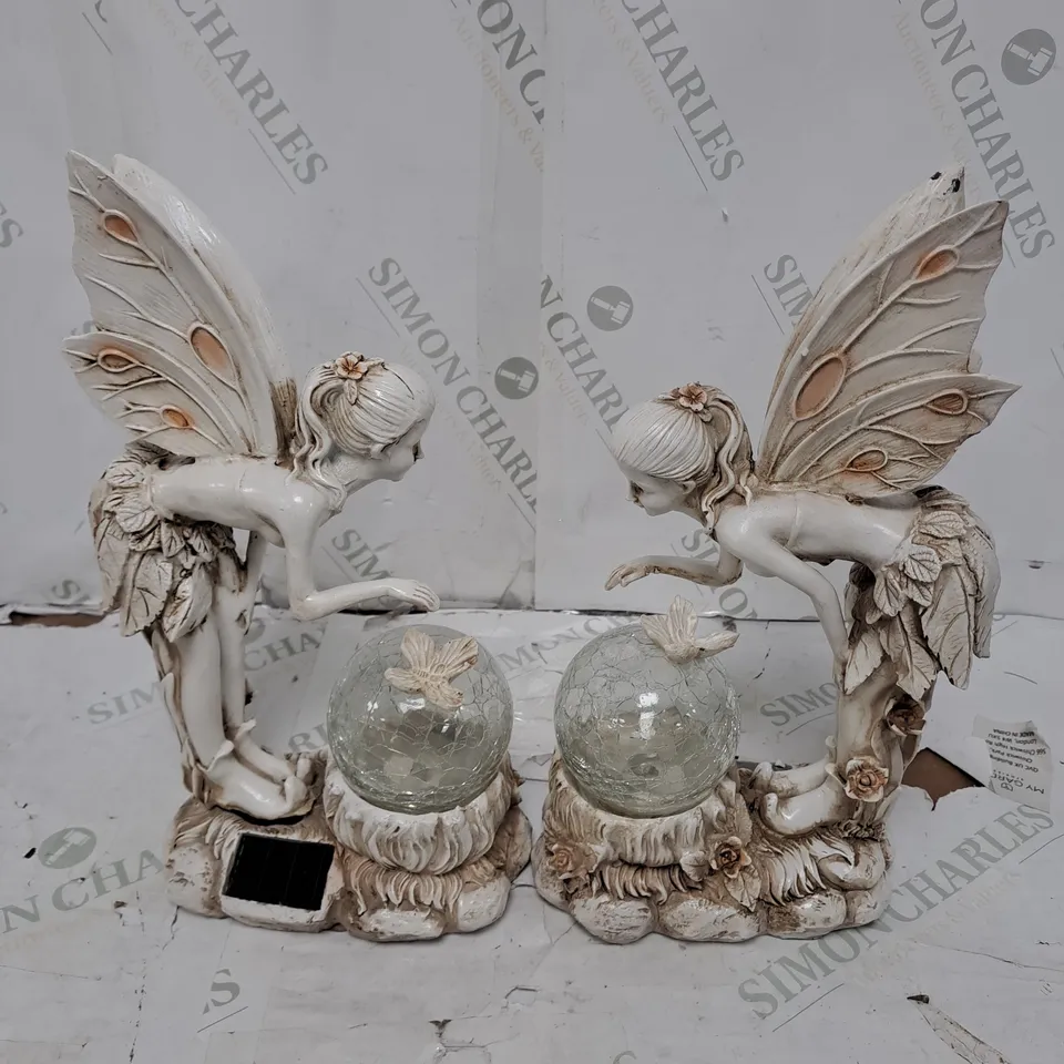 GARDEN REFLECTIONS SET OF 2 SOLAR FAIRIES