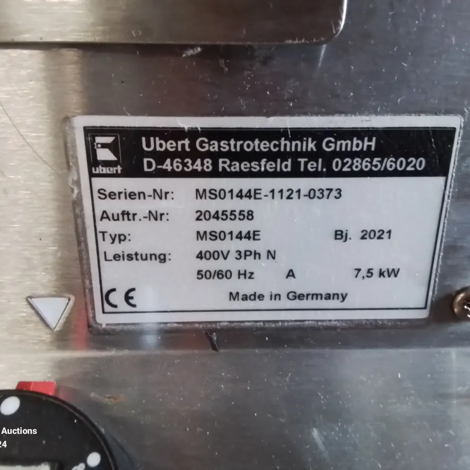 COMMERCIAL STAINLESS STEEL UBERT GASTROTECHNIK GMBH MS0144E ELECTRIC GRIDLE 