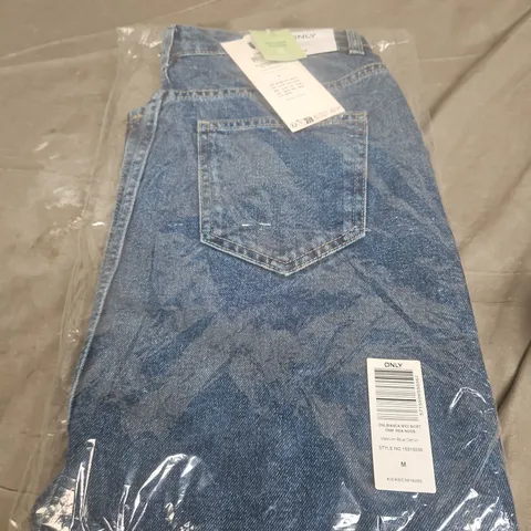ONLY BIANCE MIDI SKIRT BLUE DENIM SIZE M