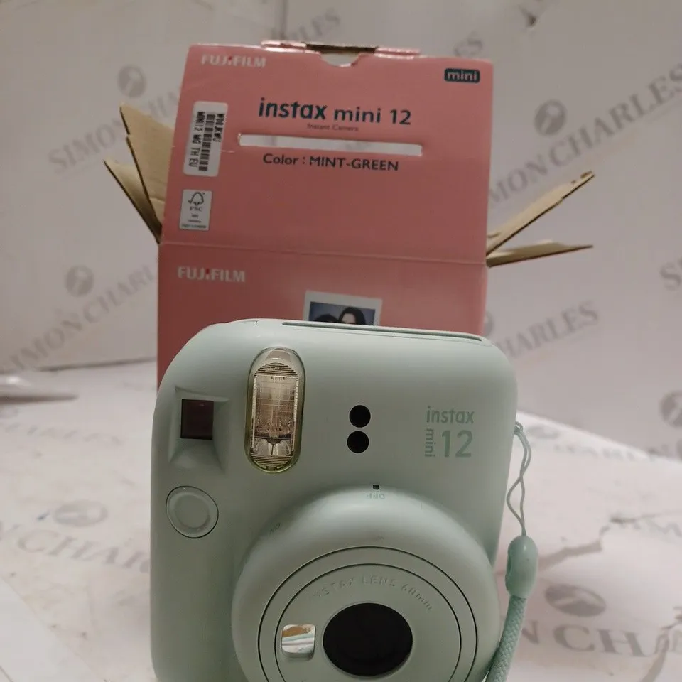 FUJIFILM INSTAX MINI 12 INSTANT CAMERA MINT GREEN RRP £79.99