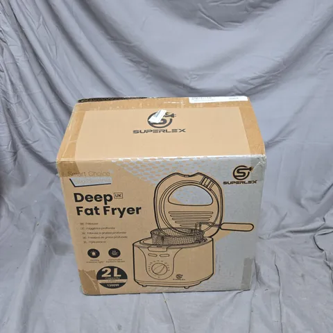 SUPERLEX DEEP FAT FRYER – 2L, 1300W (BOXED)