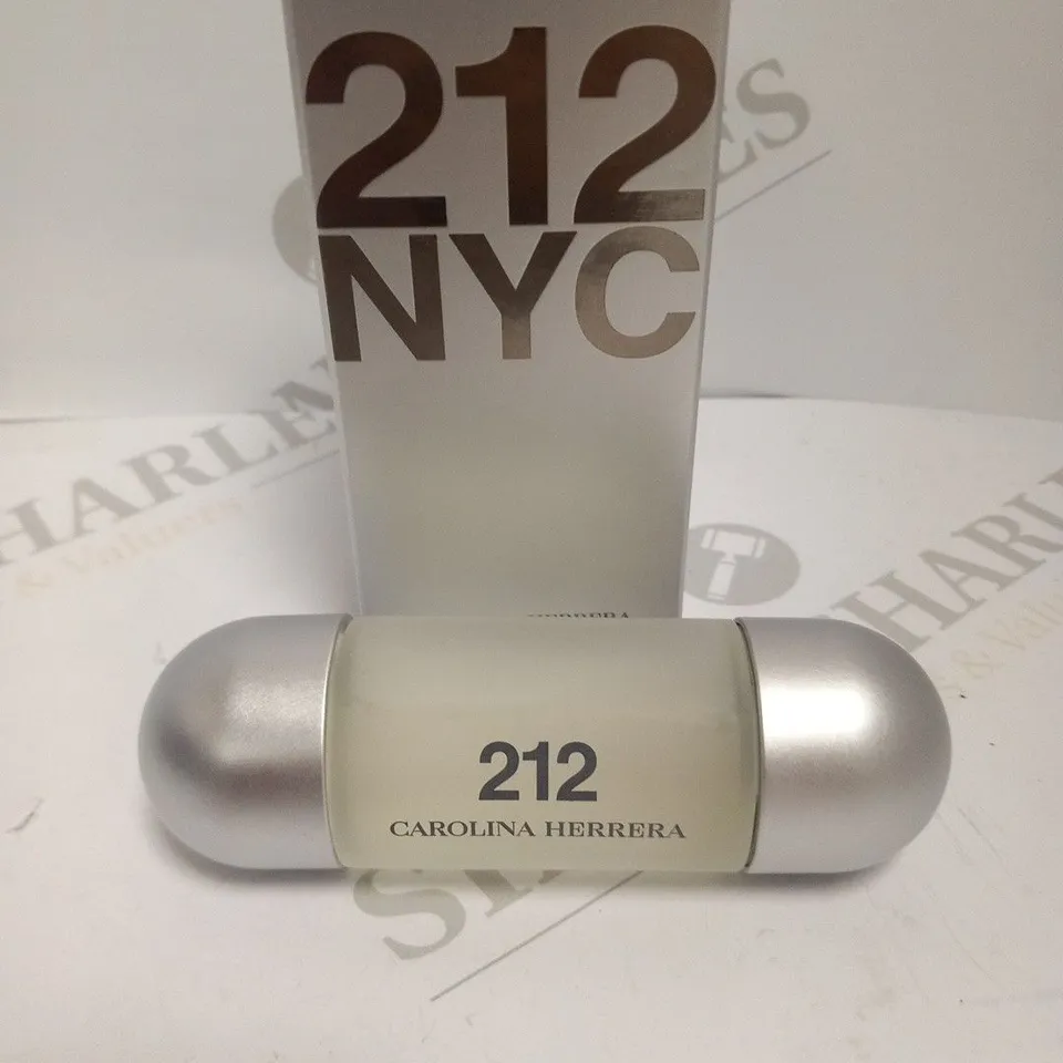 BOXED 212NYC CAROLINA HERRERA EAU DE TOILETTE 30ML