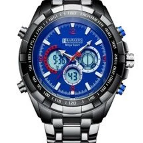 BARKERS OF KENSINGTON MEGA SPORT BLUE MENS WATCH