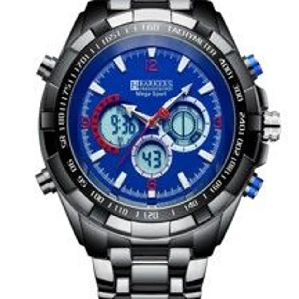 BARKERS OF KENSINGTON MEGA SPORT BLUE MENS WATCH