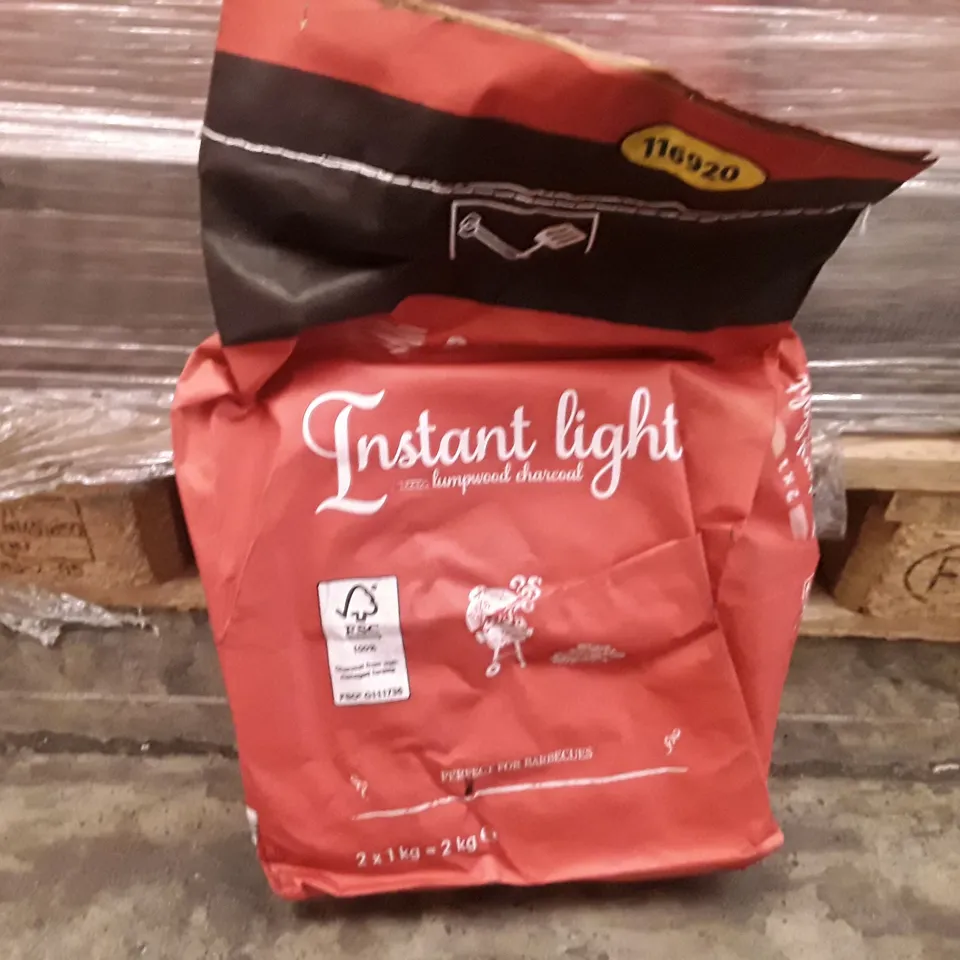 PALLET OF APPROXIMATELY 180 BAGS OF INSTANT LIGHT CHARCOAL 