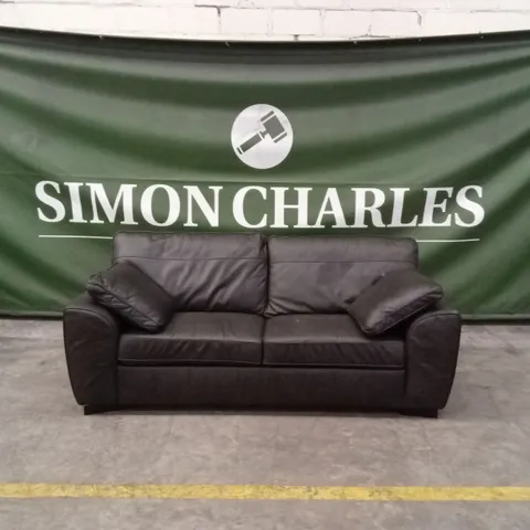 SONA ITALIAN LEATHER 3 SEATER SOFA