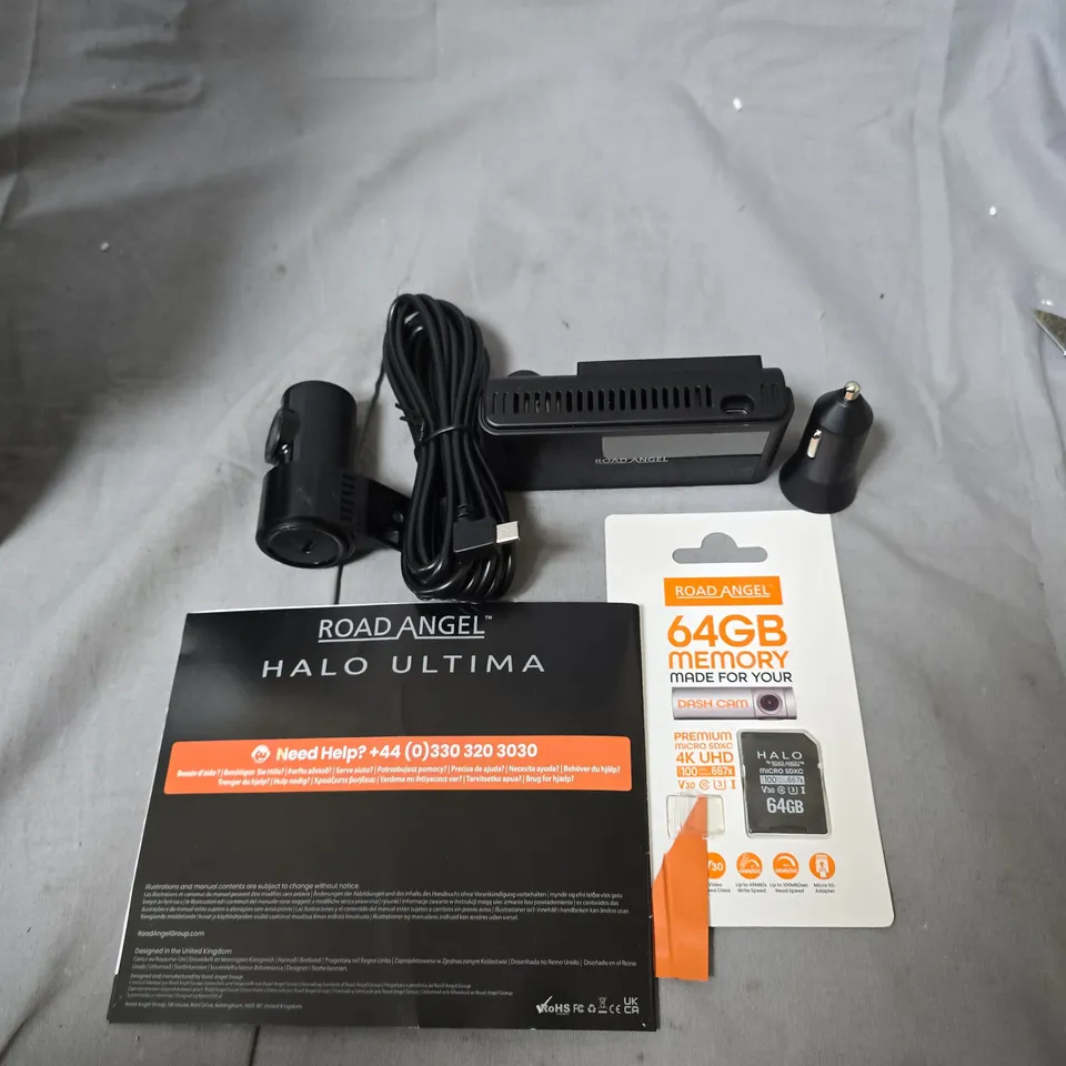 ROAD ANGEL HALO ULTIMA 4K DUAL 6 DASH CAM BUNDLE