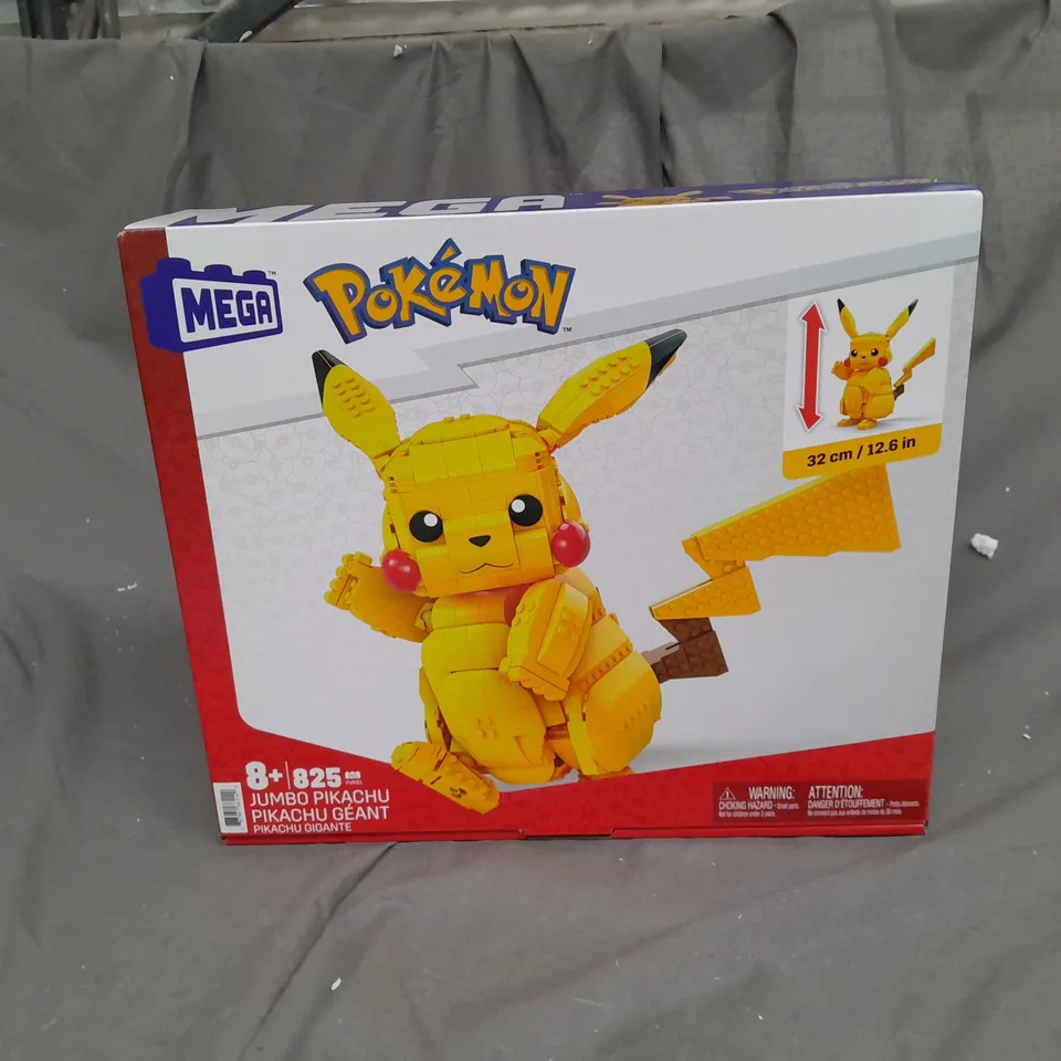 MEGA POKEMON JUMBO PIKACHU BUILDING 