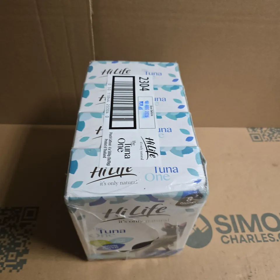 HILIFE TUNA ONE CAT FOOD – X4 BOXES 