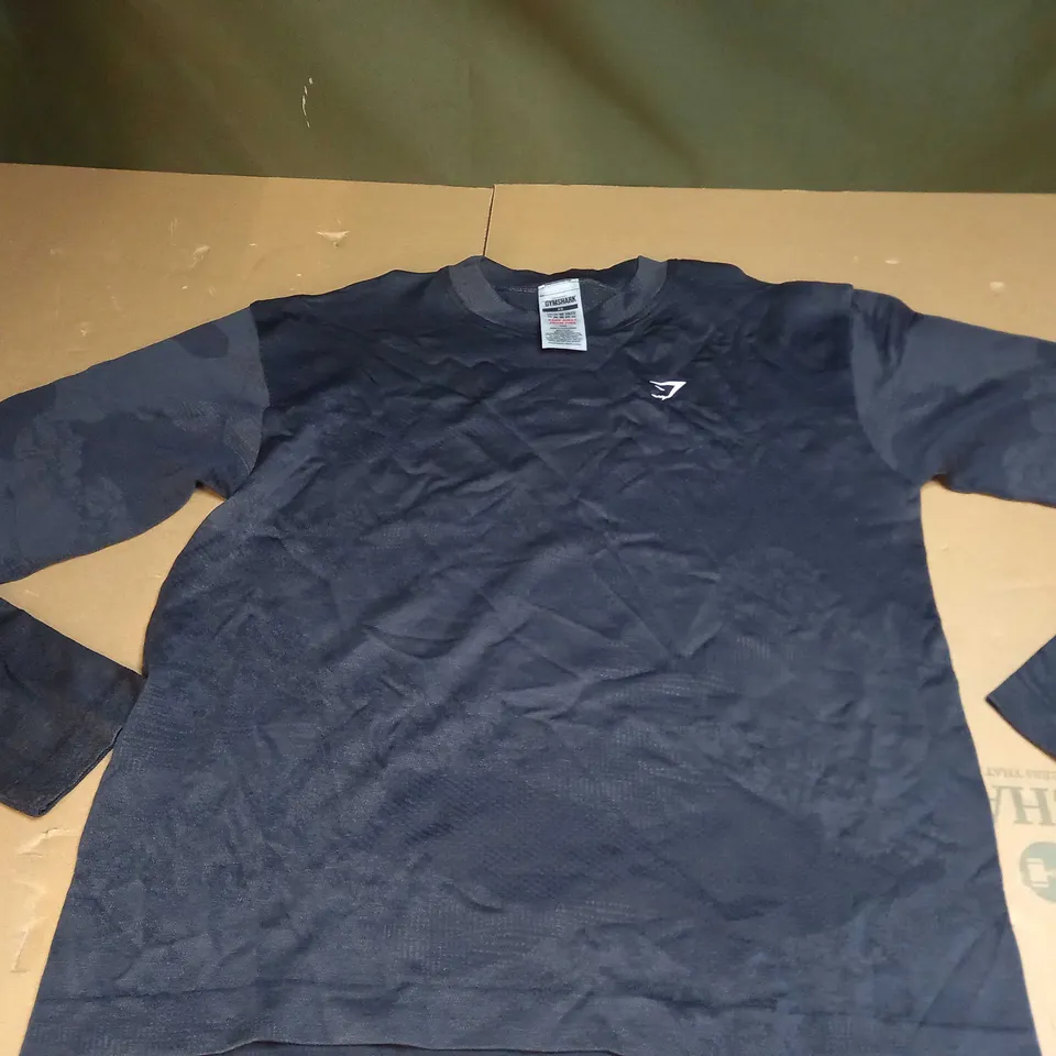WOMENS GYMSHARK LONG SLEEVED WORKOUT SHIRT SIZE XS