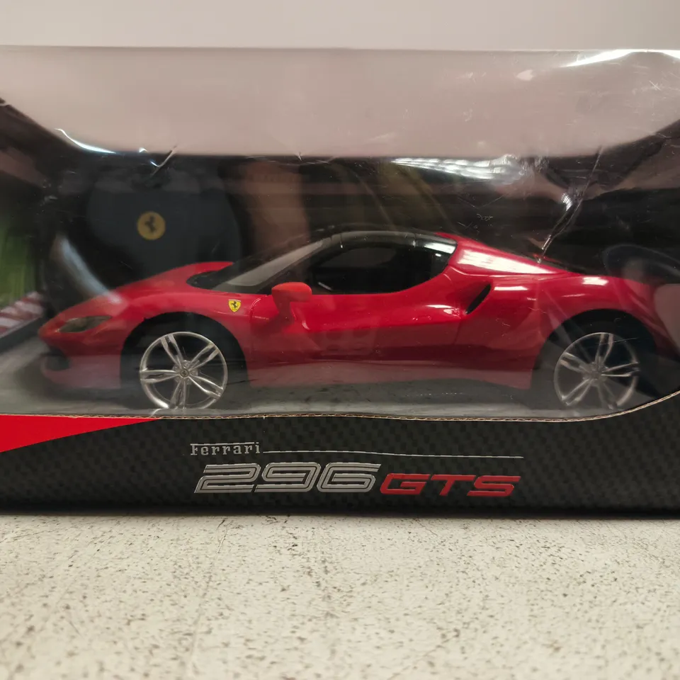 RASTAR FERRARI 296 GTS REMOTE CONTROL CAR – BOXED