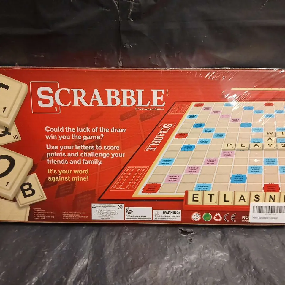 SEALED SCRABBLE CROSSWORD GAME BOARD GAME