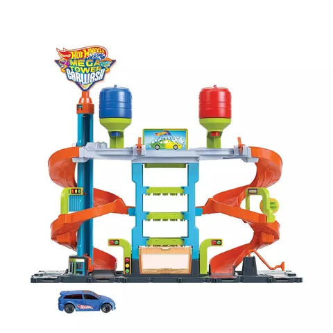 HOT WHEELS MEGA TOWER CAR WASH 