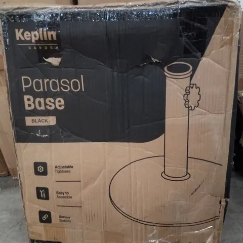 BOXED KEPLIN PARASOL BASE - BLACK 9KG