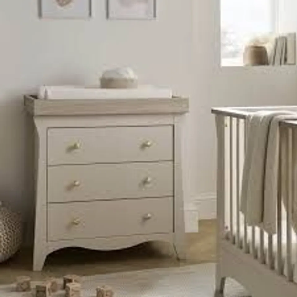 BOXED CUDDLE CO. CLARA DRESSER CHANGER - CASHMERE/ASH (2 BOXES)