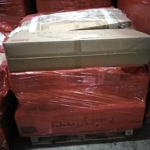 PALLET OF HOUSEHOLD ITEMS TO INCLUDE ELECTRIC FIRE, TREADMILL AND OTHER ASSORTED ITEMS...
