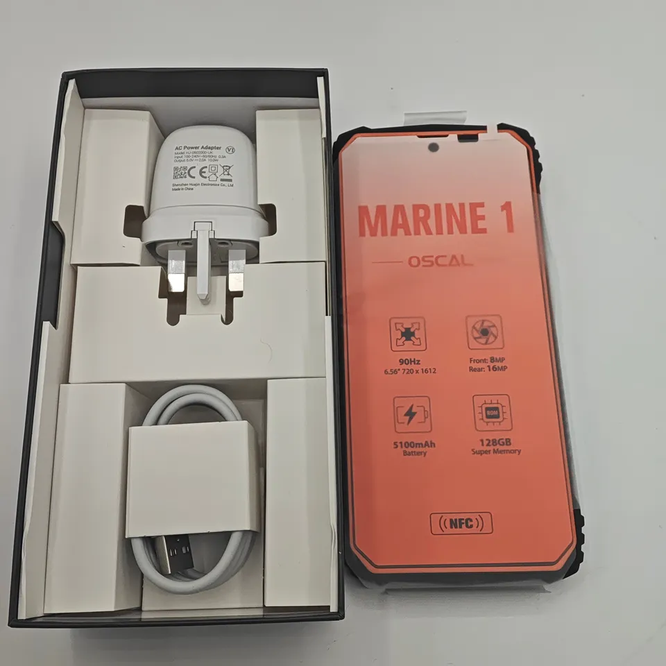 BOXED OSCAL MARINE 1 128GB IN ORANGE