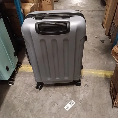 UNBOXED KEPLIN TRAVEL SUITCASE MEDIUM SIZE WITH WHEELS AND SECURE LOCK SYSTEM LIGHT GREY