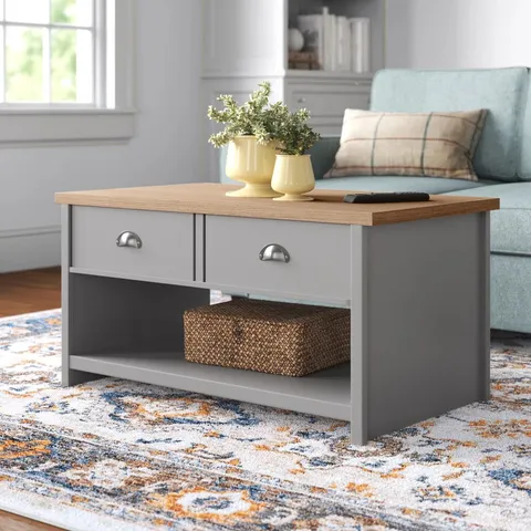 BOXED KERRY COFFEE TABLE WITH STORAGE