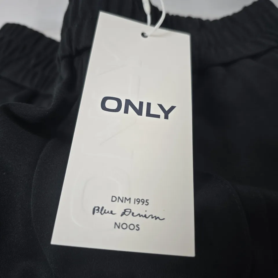 ONLY BLACK TRACKSUIT BOTTOMS – UK 10 (EU M / 30) – WOMEN'S
