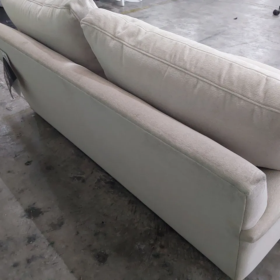 QUALITY BRITISH DESIGNER LOUNGE Co. TWO SEARER SOFA NATURAL FABRIC 