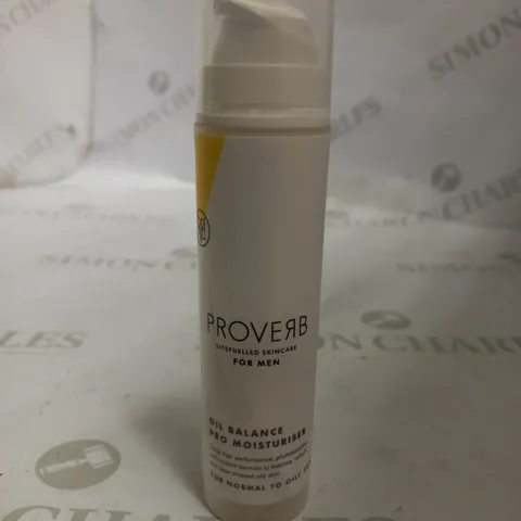 PROVERB LIFE FUELLED SKINCARE FOR MEN OIL BALANCE PRO MOISTURISER