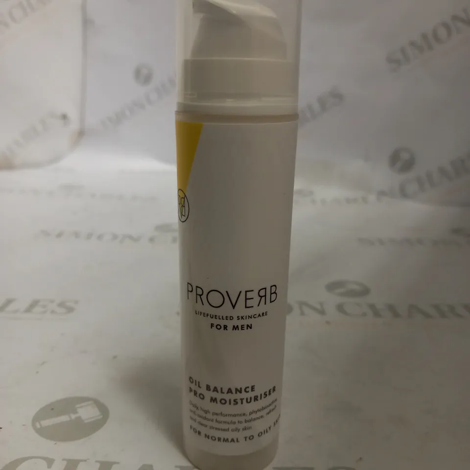 PROVERB LIFE FUELLED SKINCARE FOR MEN OIL BALANCE PRO MOISTURISER