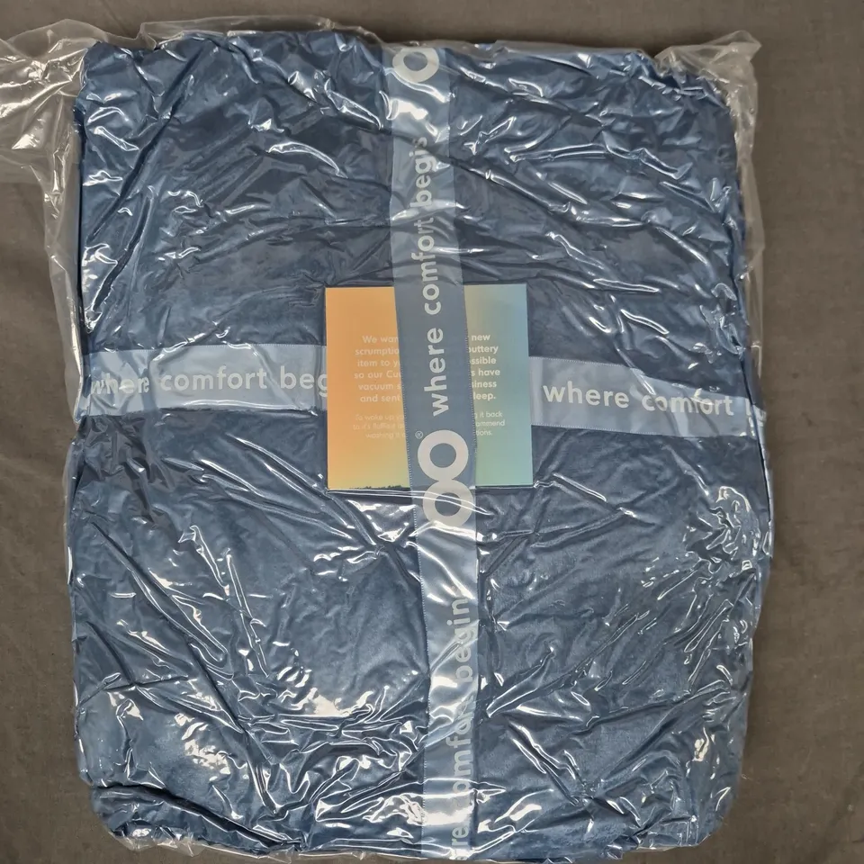 SEALED OODIE ADULT OVERSIZED HOODED BLANKET - SOLID LAPIS BLUE