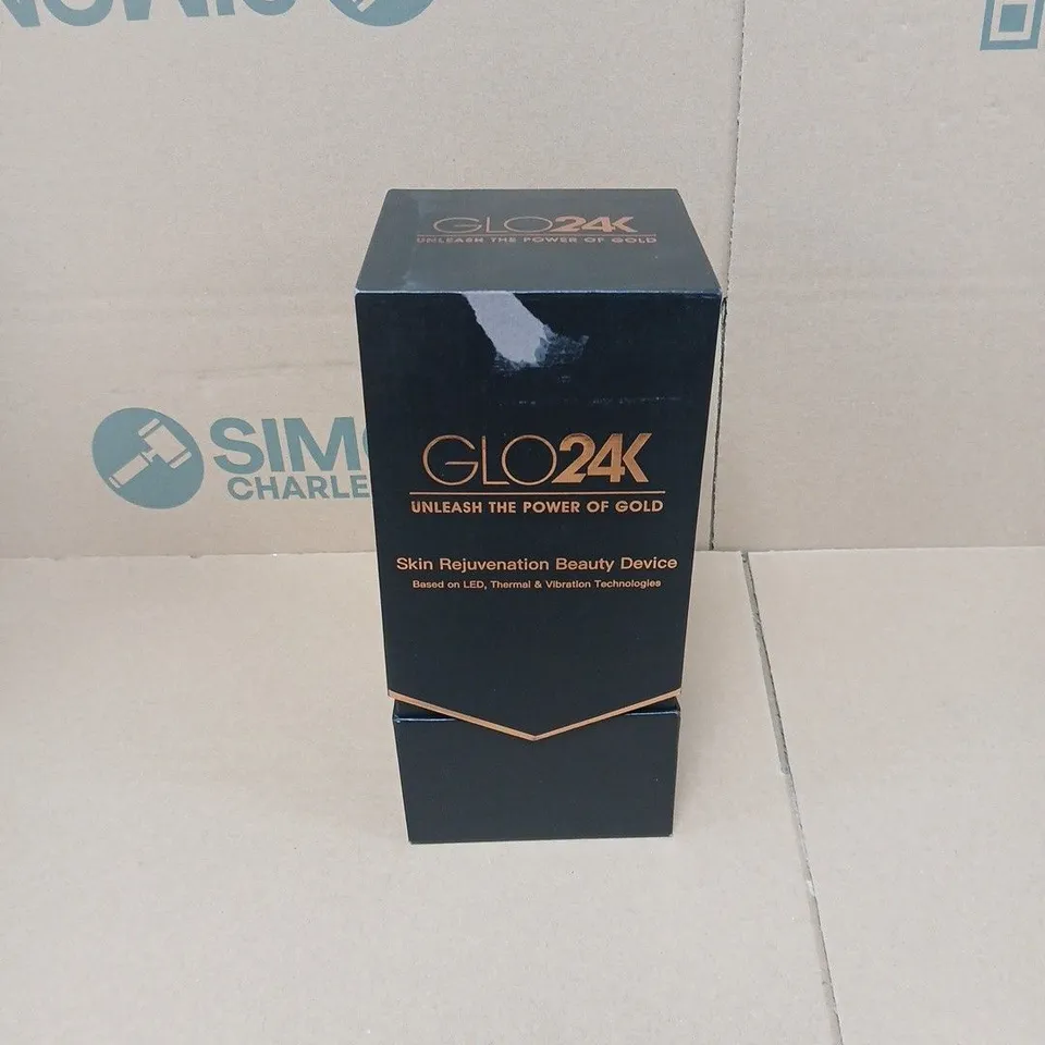 GLO24K SKIN REJUVENATION BEAUTY DEVICE BOXED