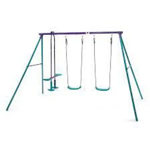 BOXED PLUM JUPITER DOUBLE SWING AND GLIDER 