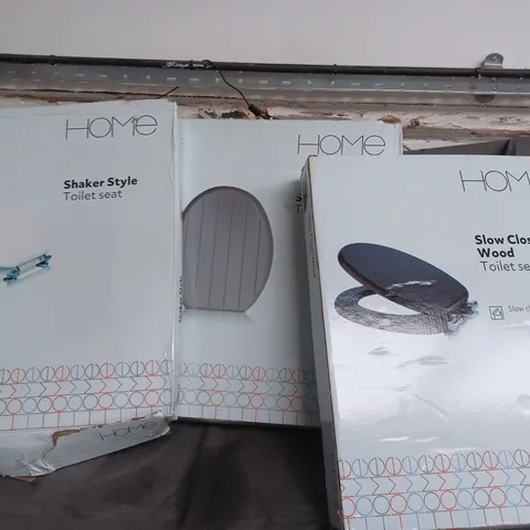 3 X ASSORTED TOILET SEAT